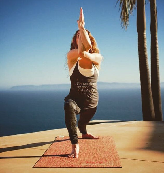 Yoga Mat | Premium Quality Unique Mats breathe in love mat - Affirmats