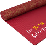 Yoga Mat | Premium Quality Unique Mats breathe in love mat - Affirmats